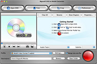 Bigasoft DVD to WebM Converter for Mac screenshot